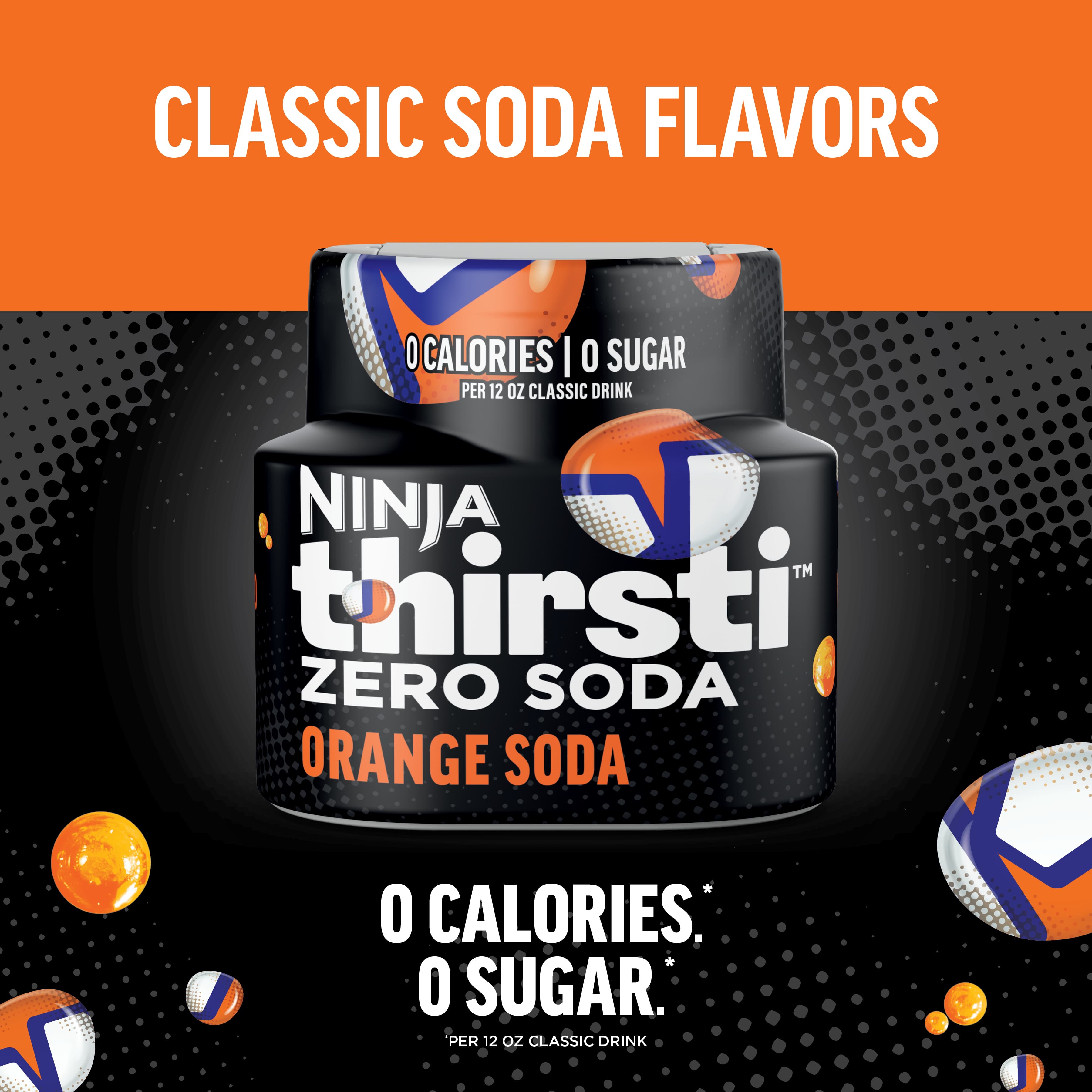 Orange Soda Flavored Water Drops - Ninja