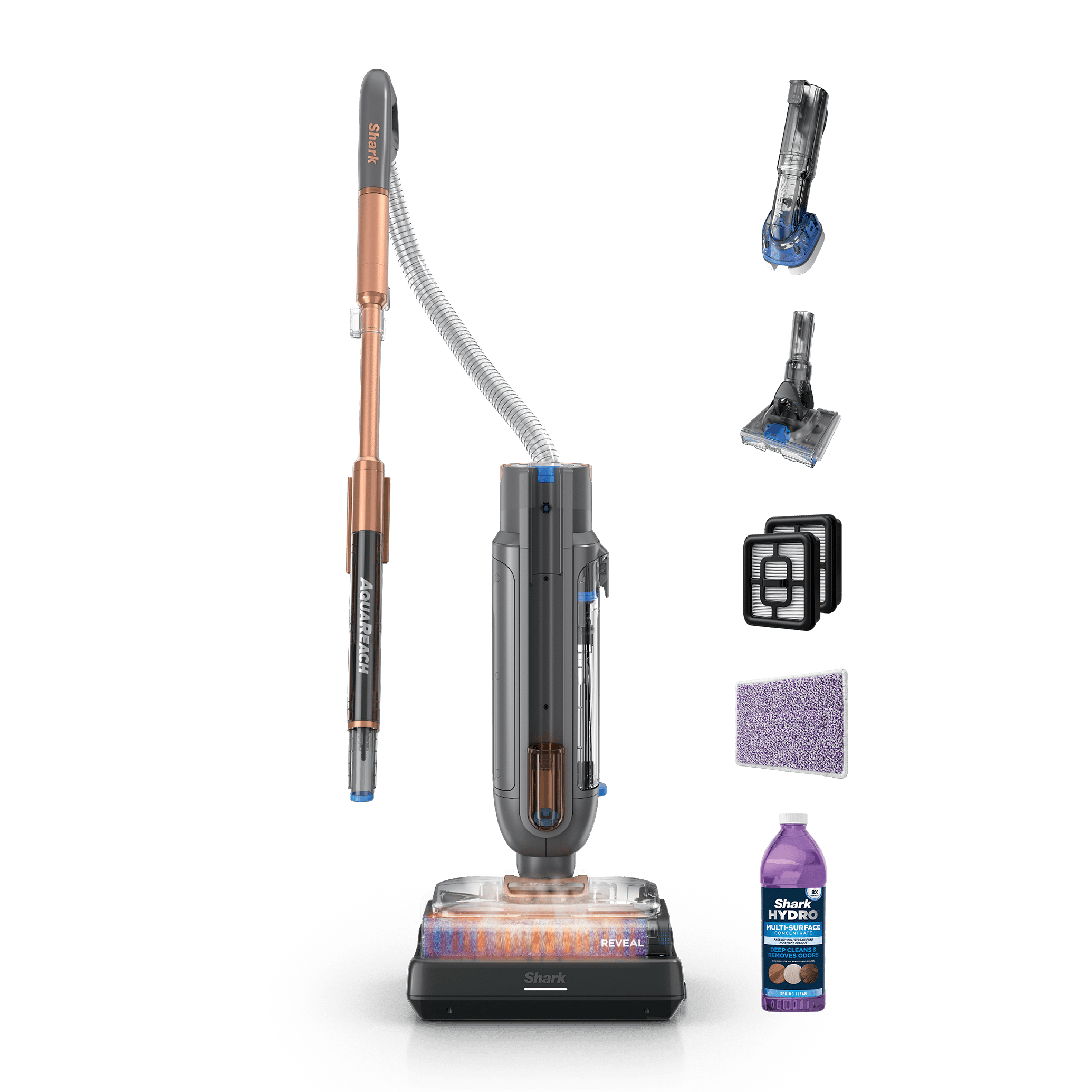 Shark® AquaReach™ Premium Floor to Ceiling Vacuum Mop Bundle