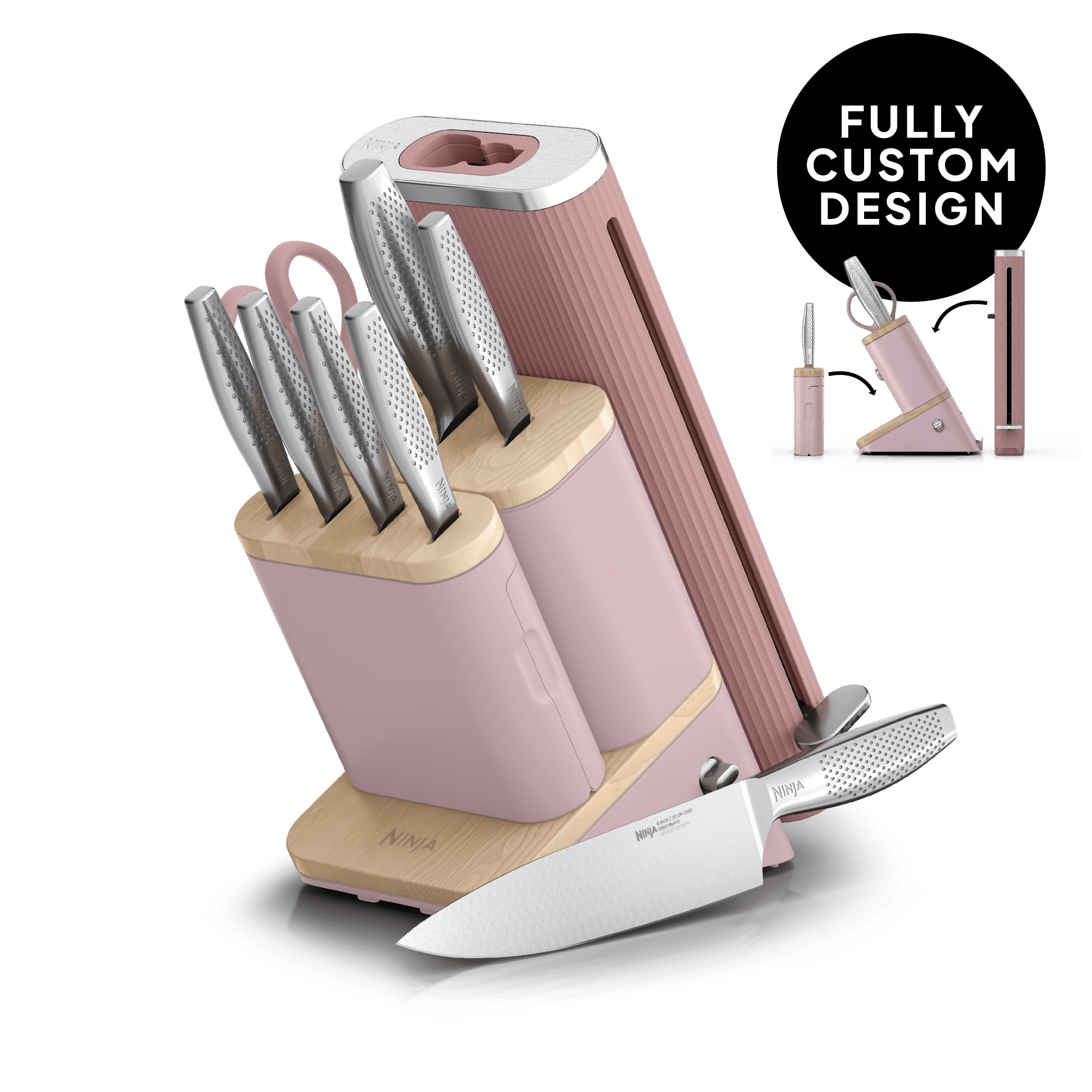 Ninja NeverDull® Pro 10-Piece Premium Kitchen Knife Set & Steak