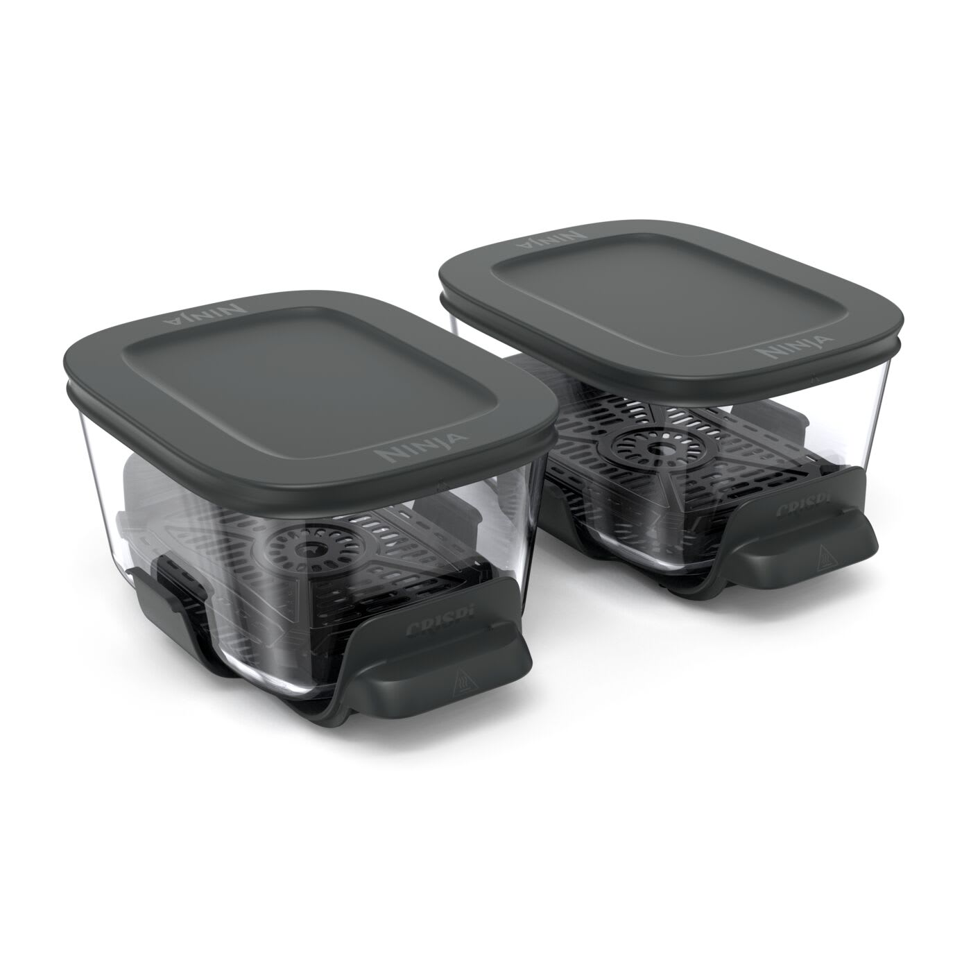Ninja® Crispi® DualZone™ 4-QT CleanCrisp™ Container 2-PK Bundle