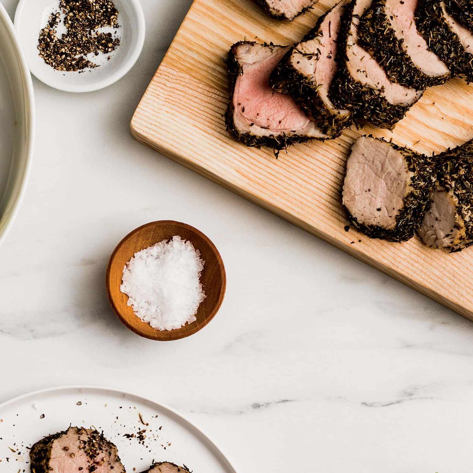 Herb-Rubbed Pork Tenderloin With Zucchini Spears - Ninja Test Kitchen