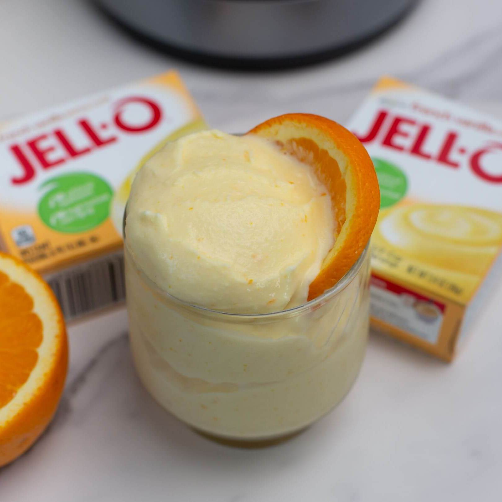 JELL-O Orange Blossom Ice Cream - Ninja Test Kitchen