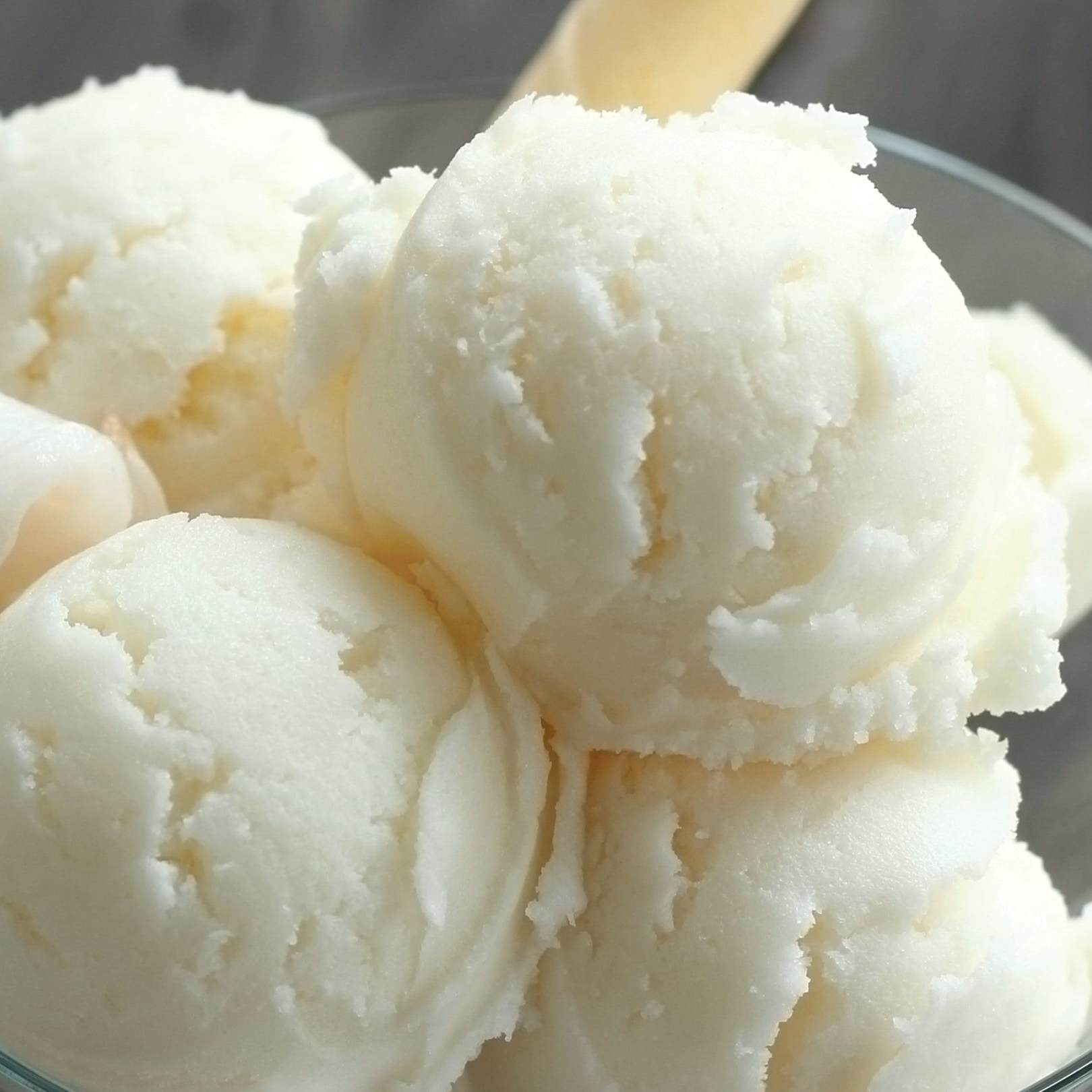 Frozen Yogurt with Mango and Coconut, Made in Air Fryer