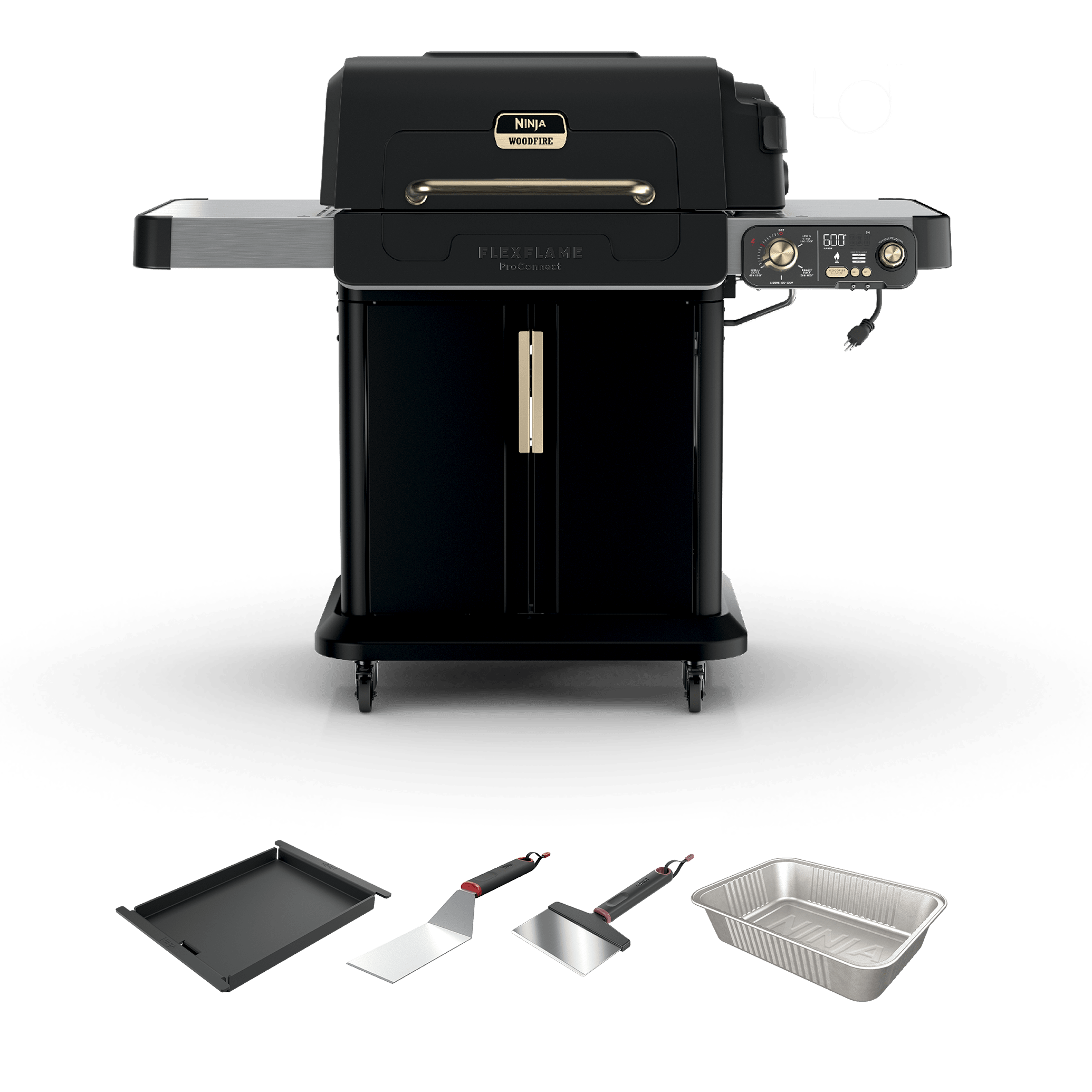 Ninja™ FlexFlame™ Grill with ProConnect™ Essential Bundle