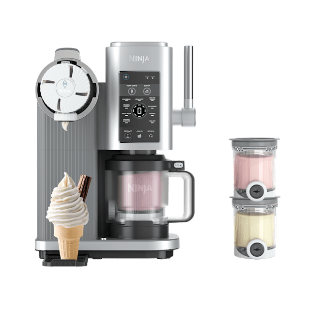 Gelatiera Ninja CREAMi Scoop and Swirl NC701EU argento
