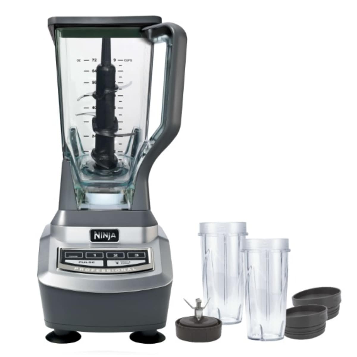 Ninja Professional Blender & Nutri Ninja Cups in Gray | BL660 | SharkNinja