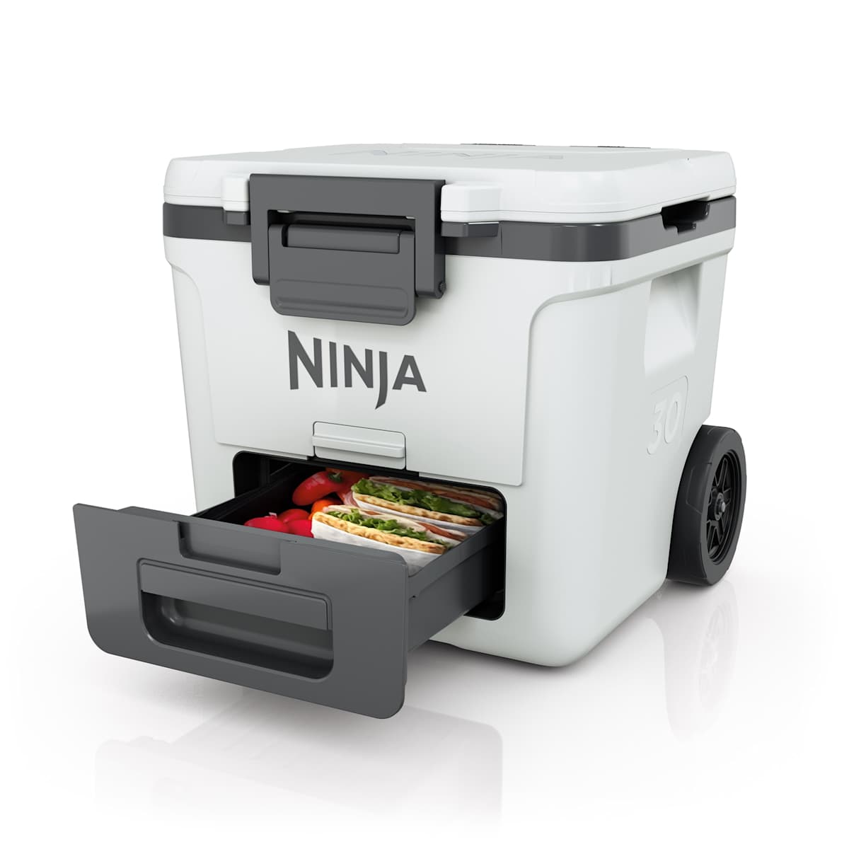Ninja FrostVault 30qt Cooler with Wheels in Cloud White | FB230WH | SharkNinja