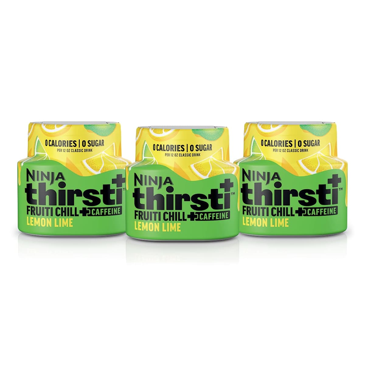 Ninja Thirsti FRUITI CHILL + CAFFEINE Sugar-Free Lemon Lime Flavored Water Drops Drink Mix (WCFLELIA | Quill