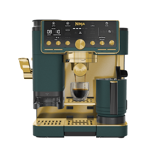 Ninja Luxe Café Pro Espressomaschine – Grün/Gold in Grün/Gold | ES701EUGNGD | von SharkNinja