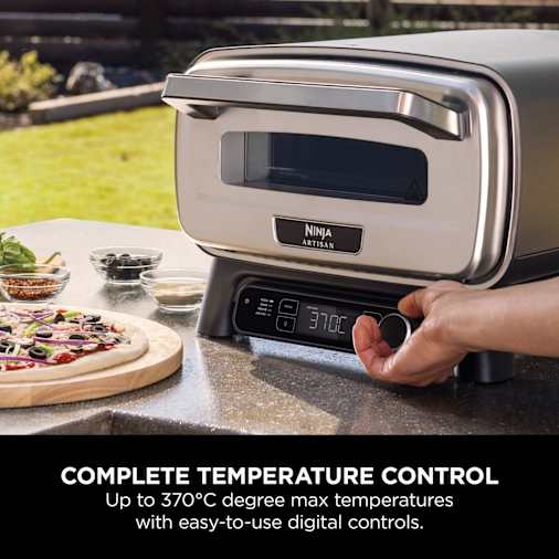 Ninja Artisan Outdoor Electric Pizza Oven & Air Fryer - Grey, MO201UK, photo 2