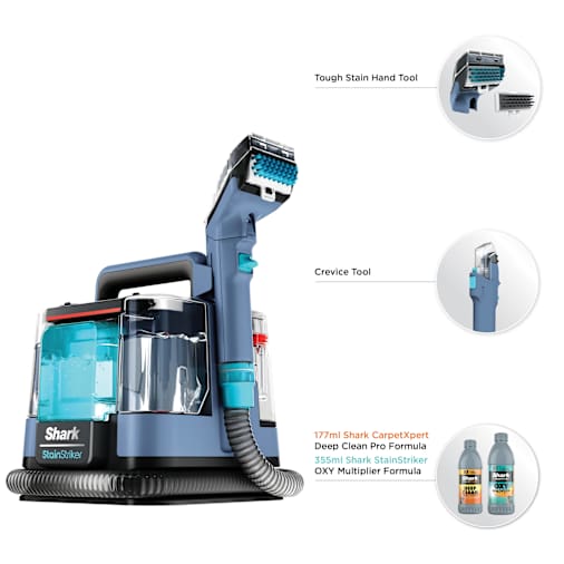 Shark StainStriker Stain & Spot Cleaner, Carpet Cleaner - Nordic Blue, PX200UK, photo 2