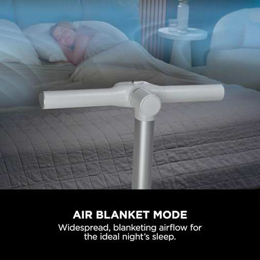 Shark TurboBlade Cool + Heat 2-in-1 Bladeless Tower Fan & Heater - Pearl, TH200UKWH, photo 2