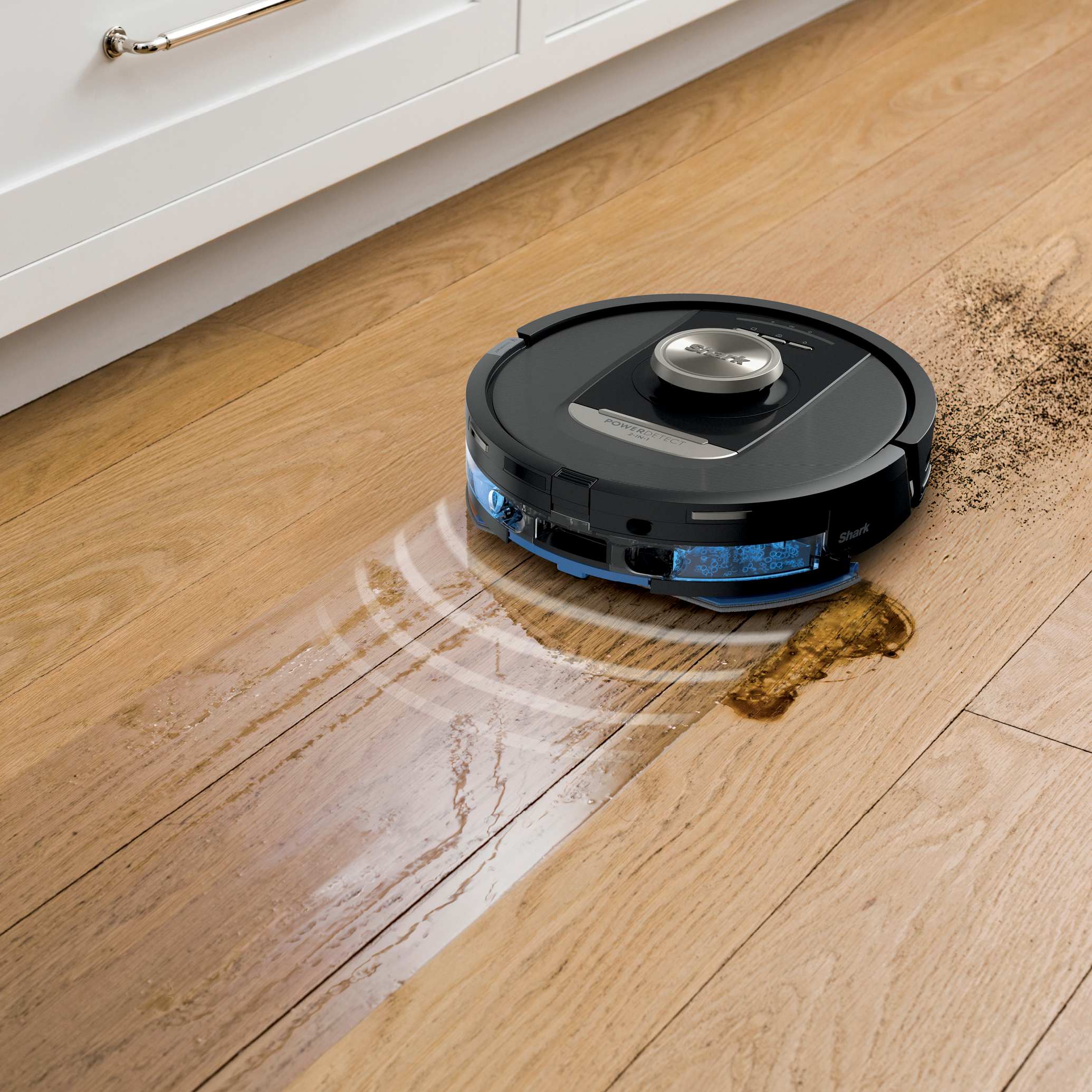 RV2800 Series Shark® POWERDETECT™ NeverTouch Base Robot Vacuum - Robot ...