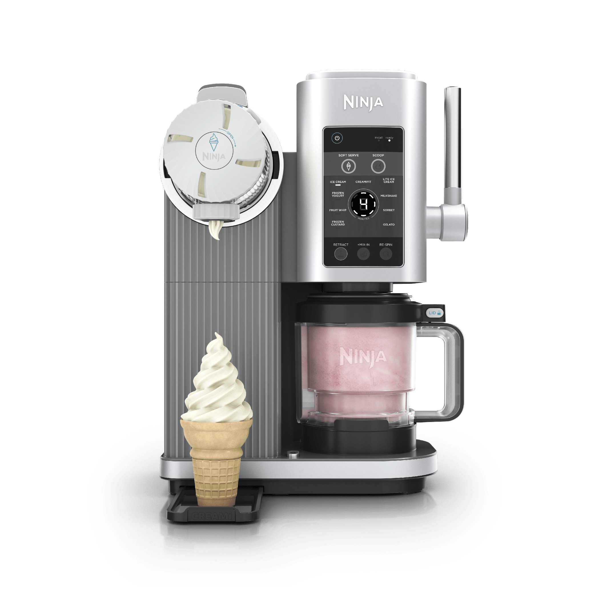 Product: Ninja Swirl by CREAMi Soft Serve Ice Cream Machine
