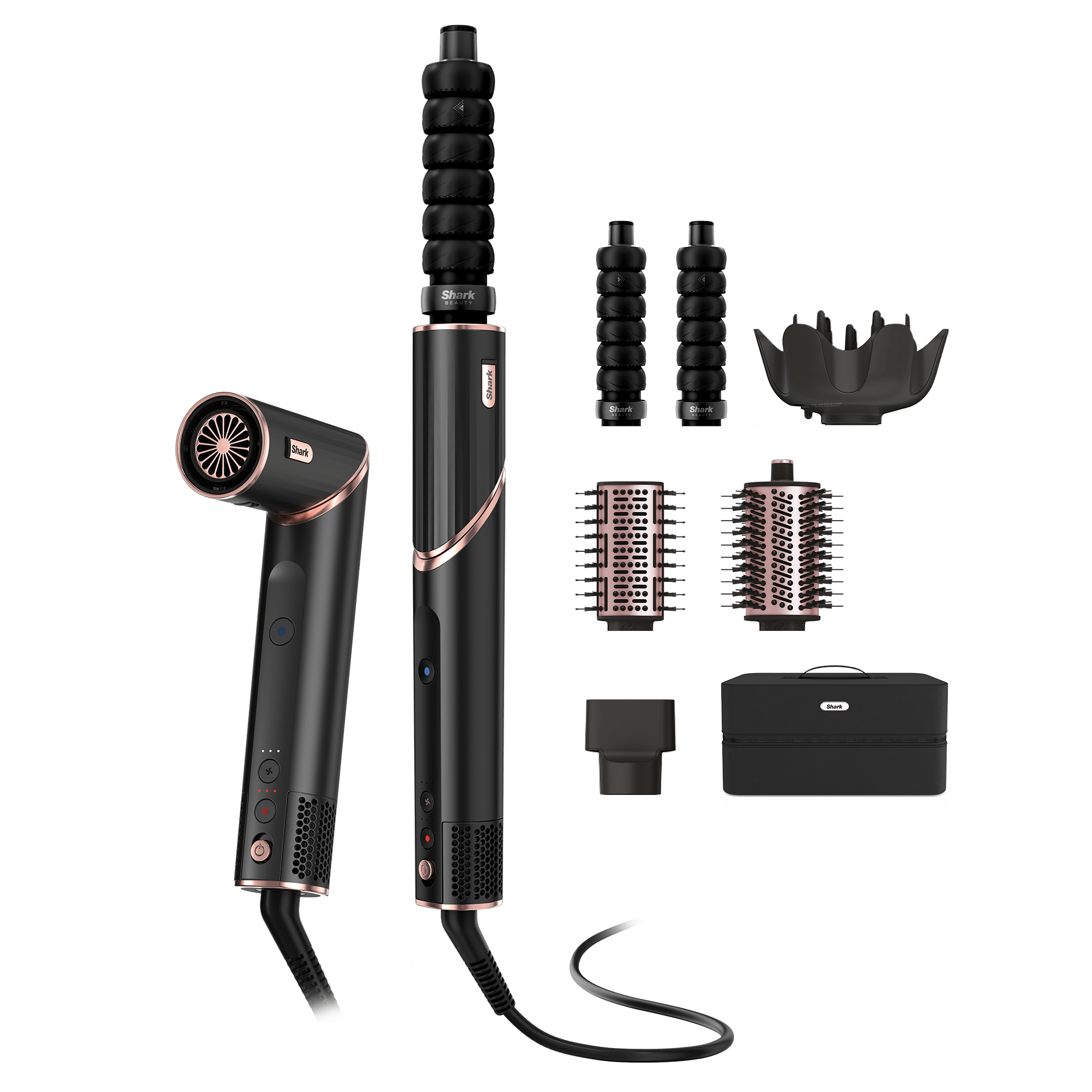 Shark FlexStyle 5-in-1 Air Styler & Hair Dryer with Storage Case - Black