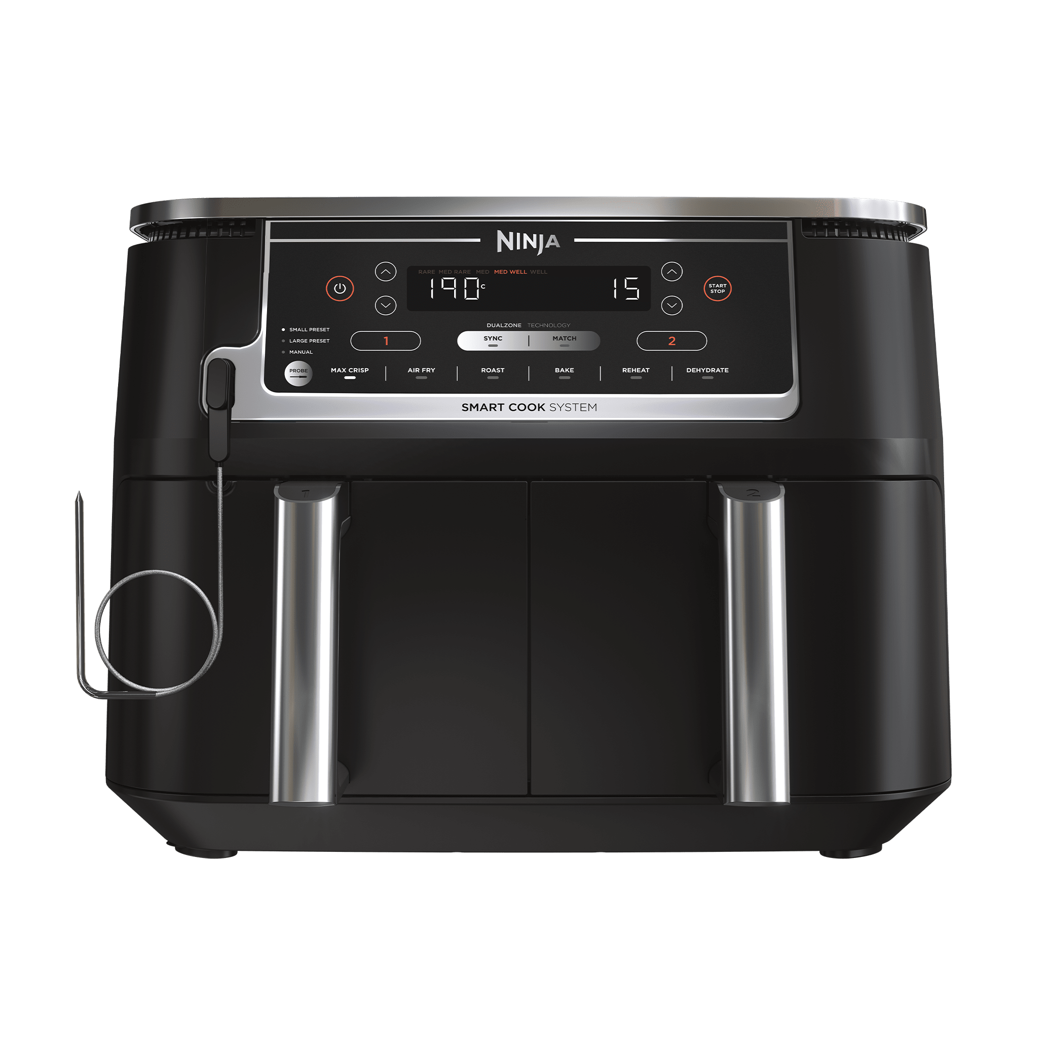 Product: Ninja Foodi MAX Dual Zone Air Fryer with Smart Cook System AF451UK