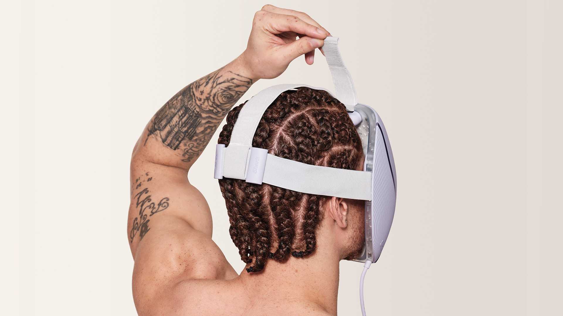 Step two - Adjust the back and top straps