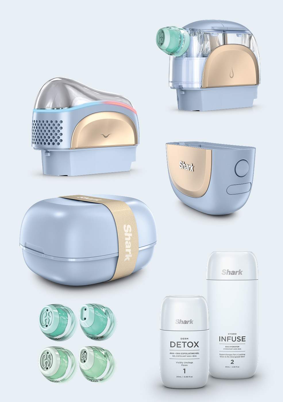 Shark Spa Blue Facial Pro Glow