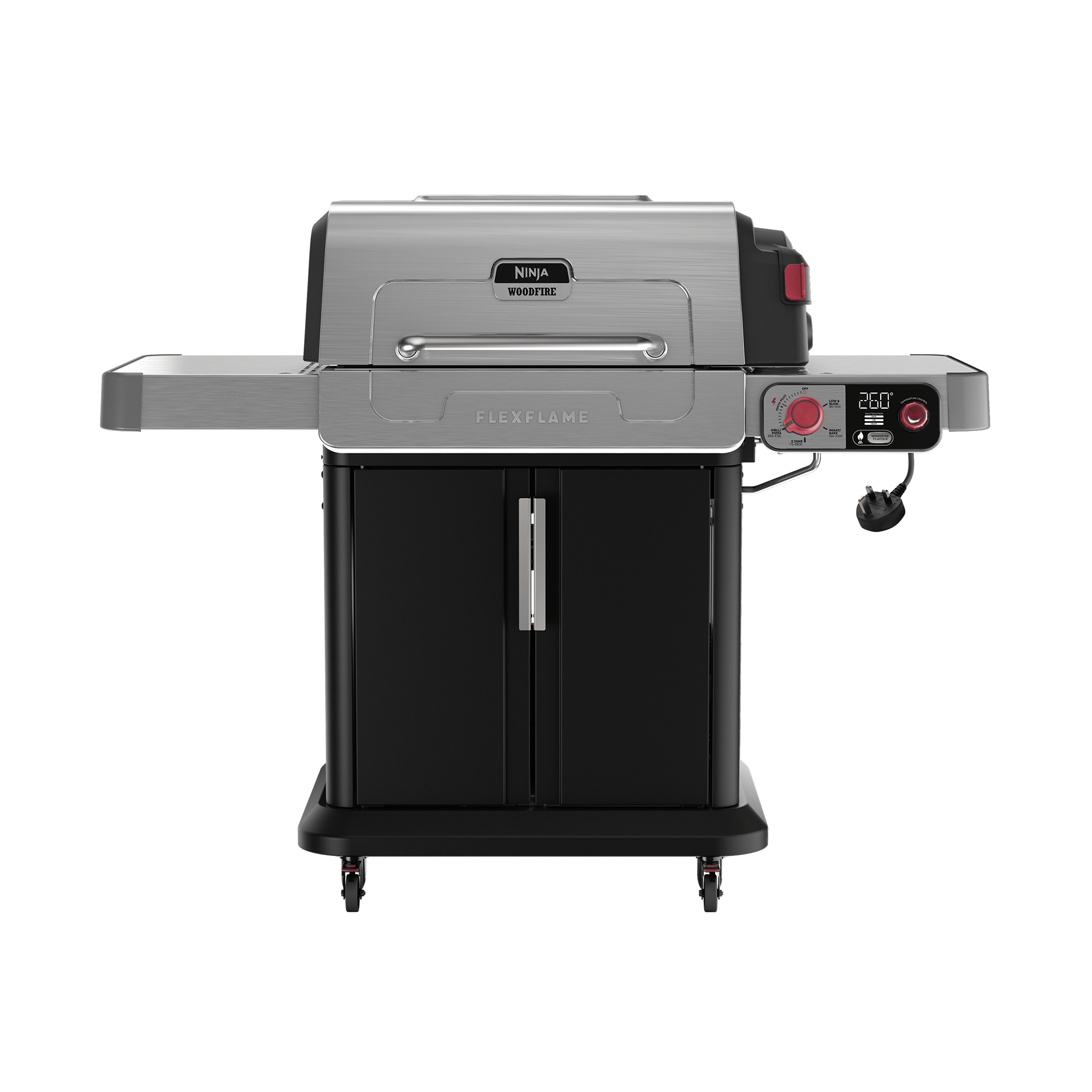 Ninja FlexFlame Gas BBQ & Outdoor Cooking System in Black/Stainless Steel