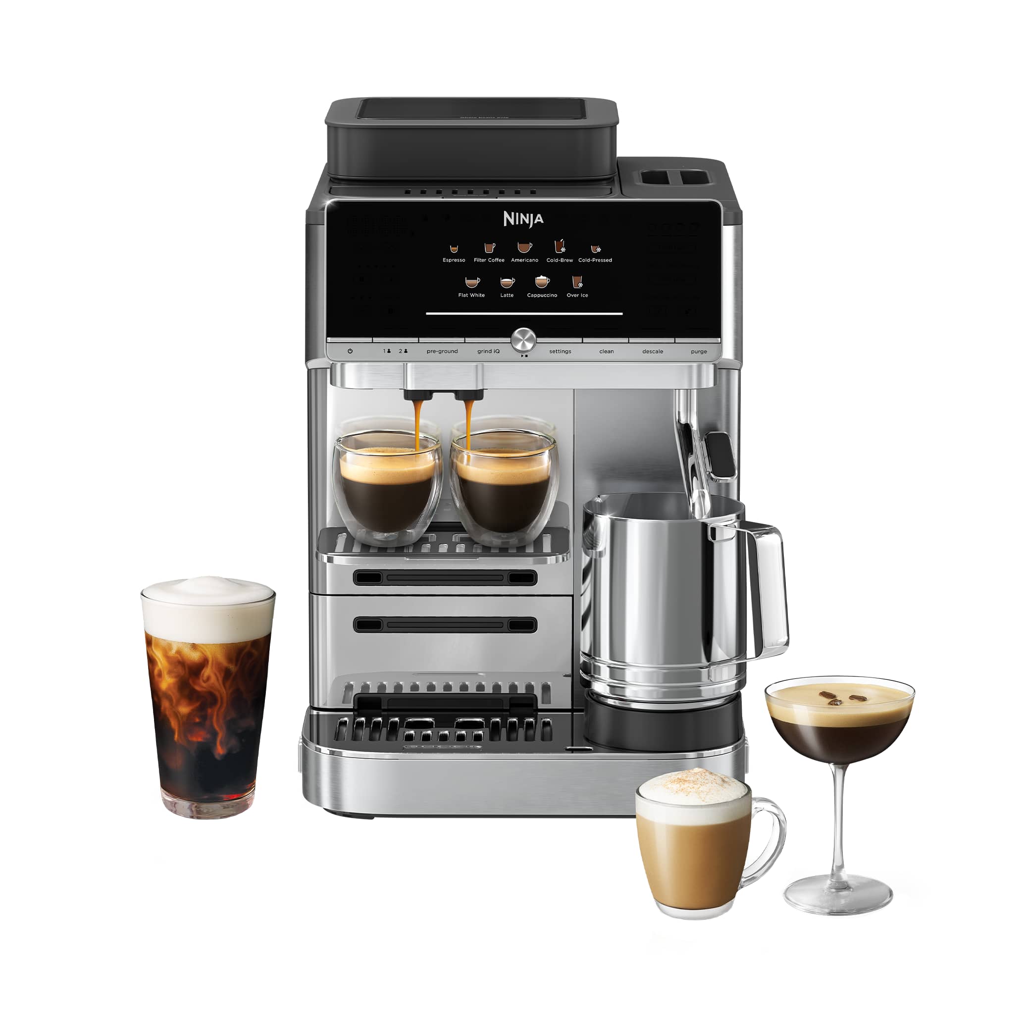 Ninja AutoBarista Automatic Espresso Machine & Coffee Maker - AE1001UK