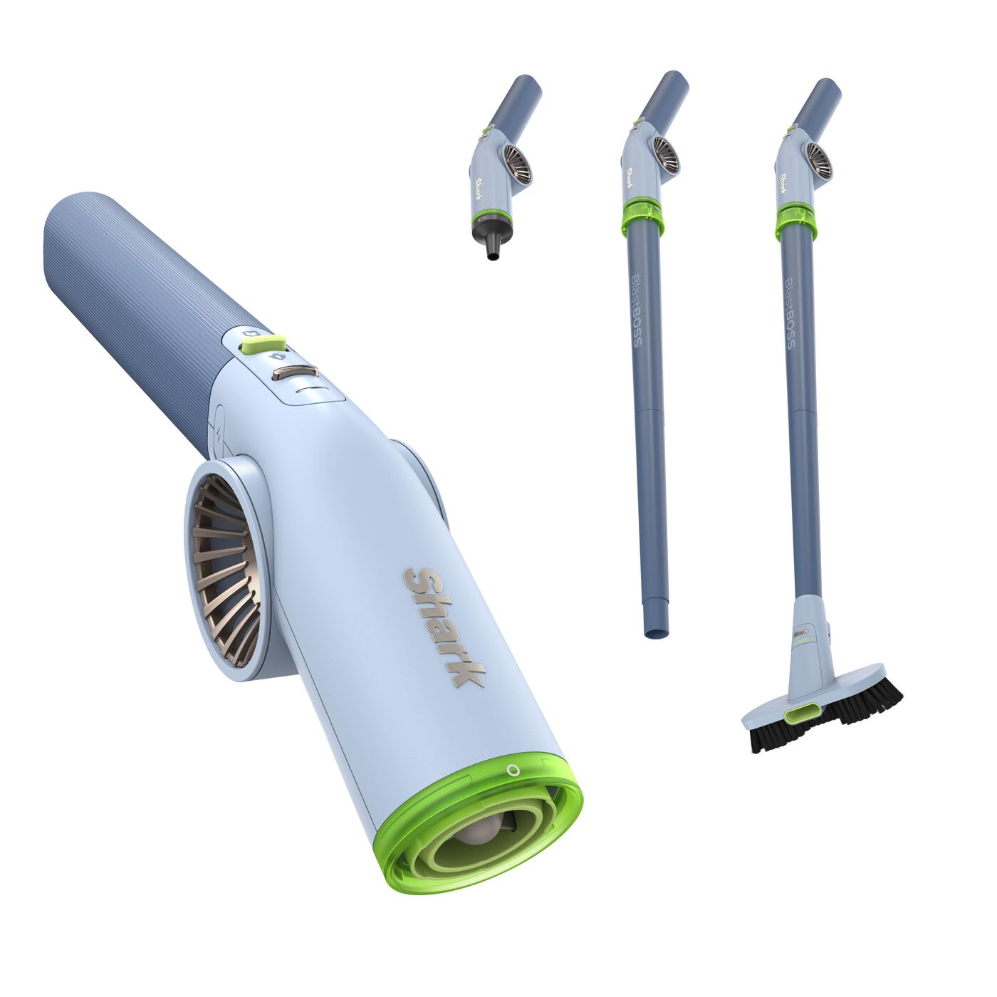 Shark Blastboss All-In-One Air Blasting System With Blastbroom – In Sky | AB2111UKBL | By Sharkninja