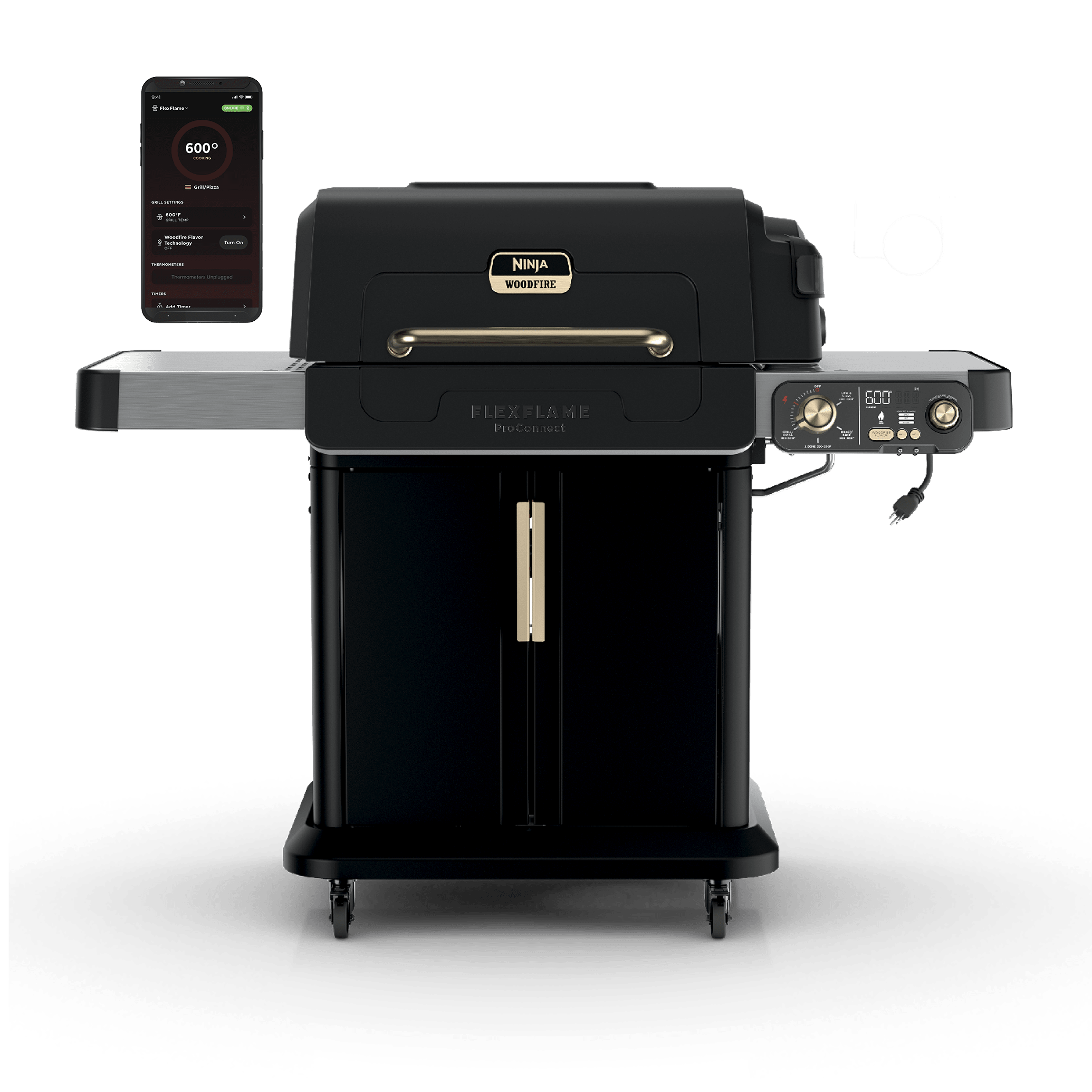 Product: Ninja™ FlexFlame™ Grill and Smoker with ProConnect™