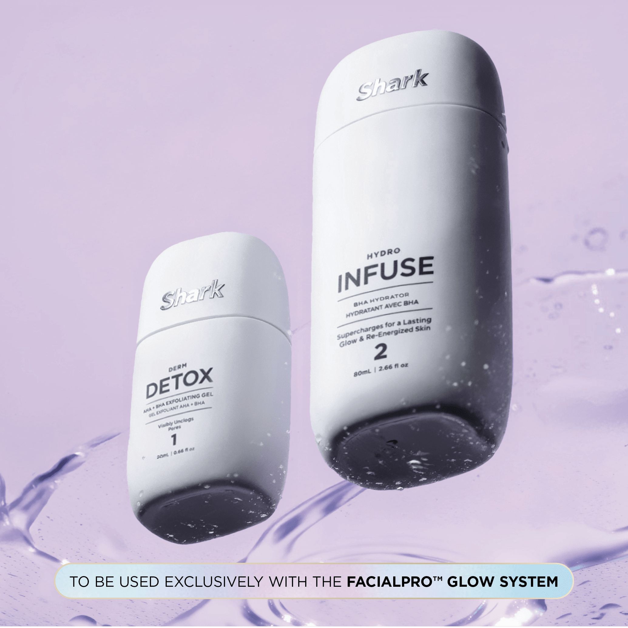 Shark FacialPro Glow Detox & Hydrate Solution Set