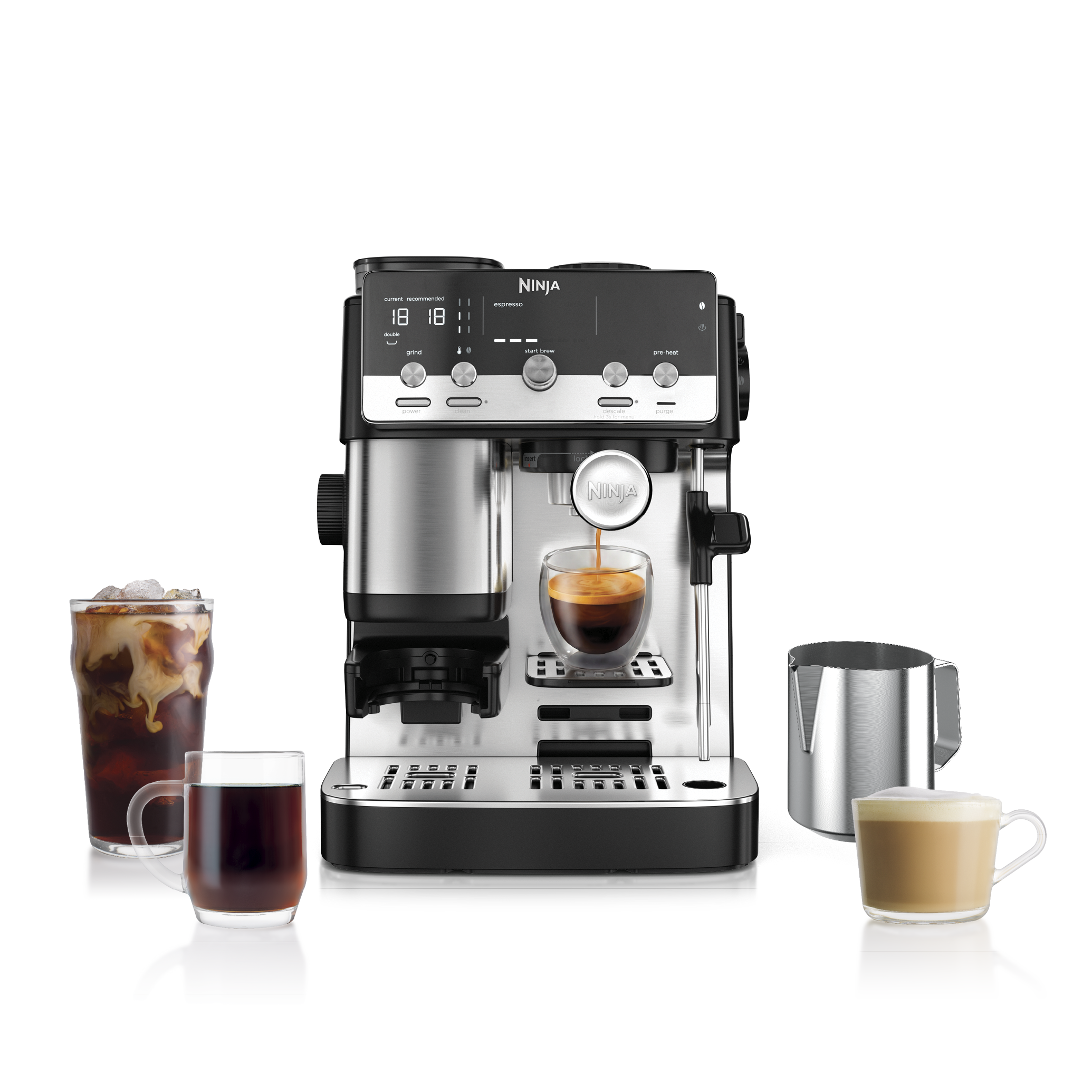 Bild der Ninja Luxe Café Mini Espressomaschine