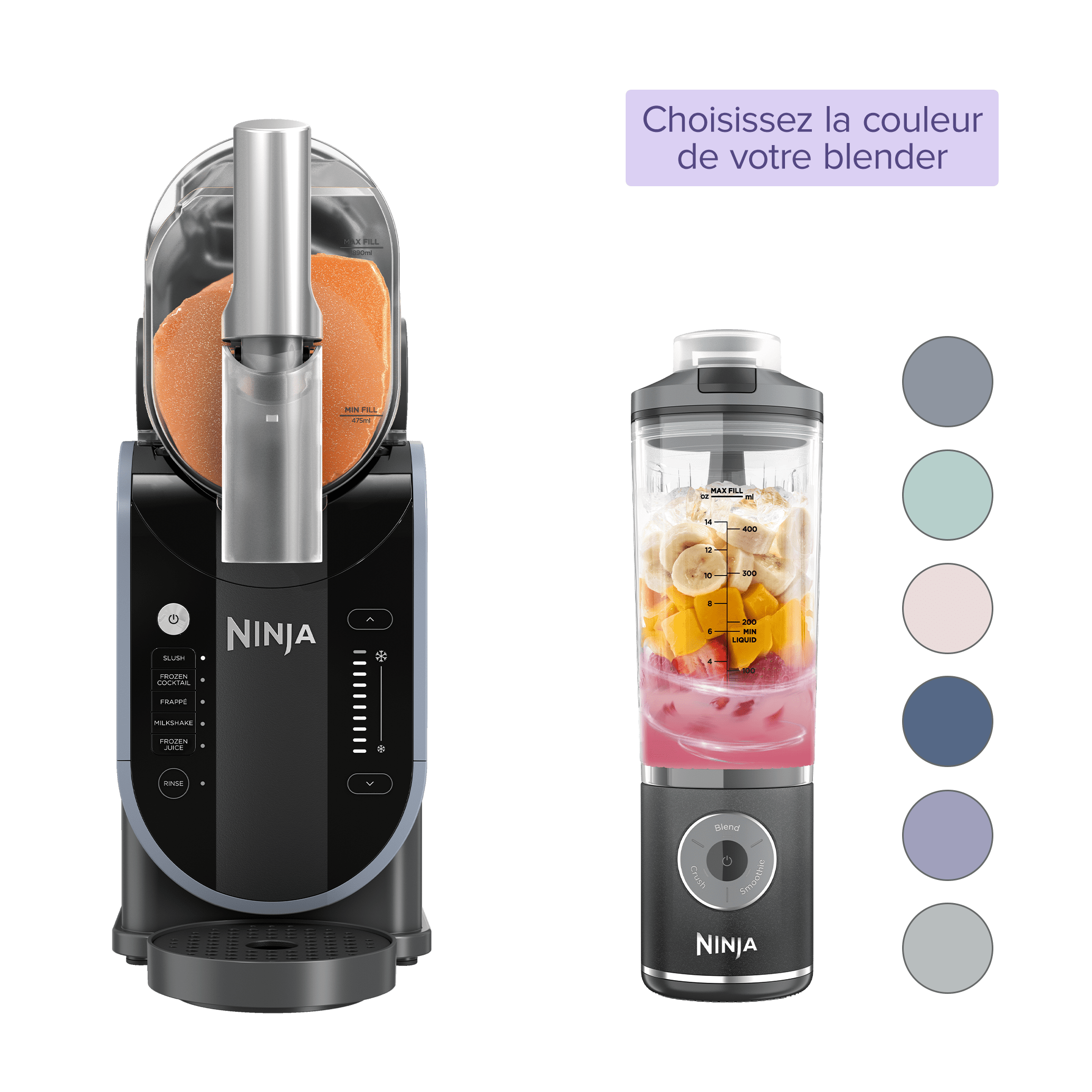 Machine à Granita Ninja Slushi FS301EU – 2.5L, 5 Programmes, 800W - vue 8