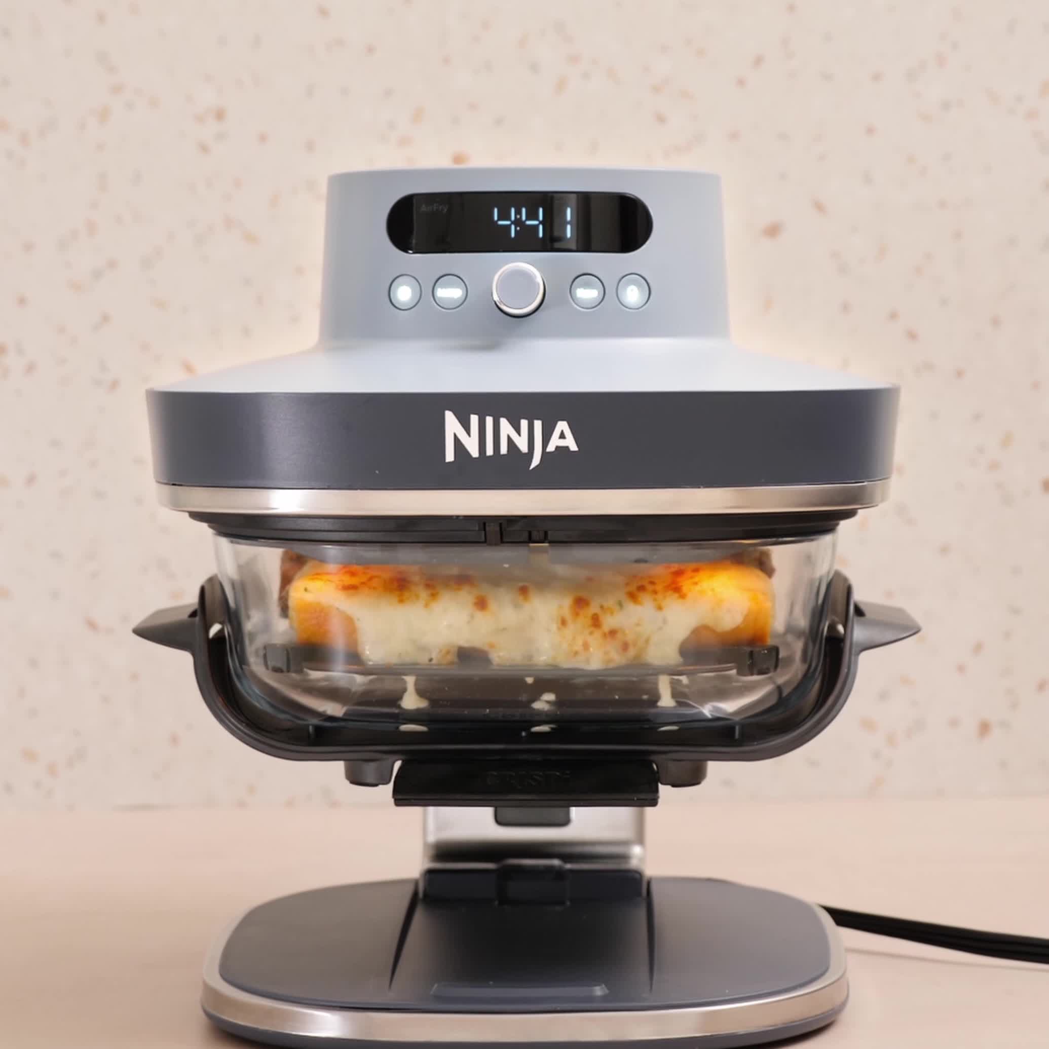 Ninja Crispi® Pro 6-in-1 Countertop Glass Air Fryer, Rose Quartz