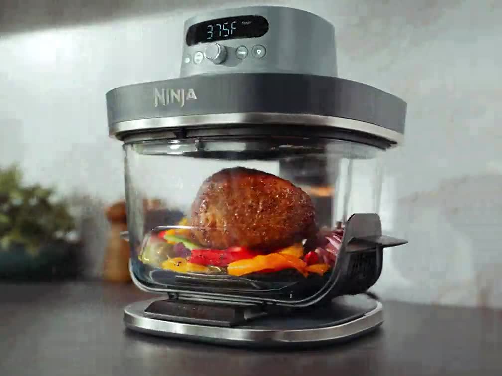 Ninja Crispi Pro 6-in-1 Glass Air Fryer in Gray