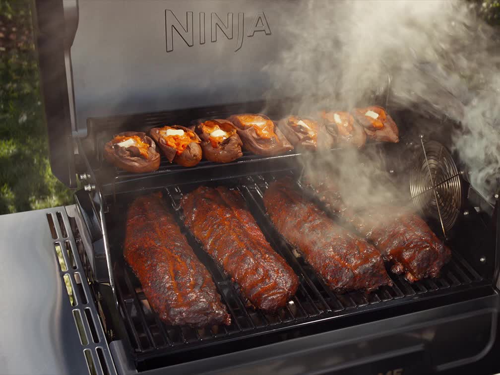 パナクール　deluxe Ninja™ FlexFlame™ Grill with ProConnect™ Bundle | SharkNinja