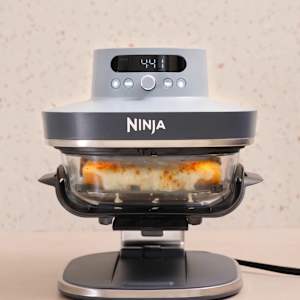 Ninja Crispi® Pro 6-in-1 Glass Countertop Air Fryer, Cyberspace