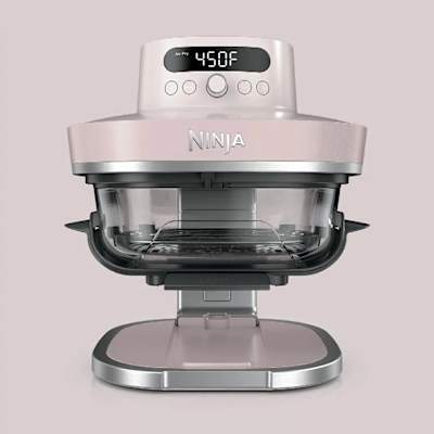 Ninja Crispi® Pro 6-in-1 Countertop Glass Air Fryer, Rose Quartz